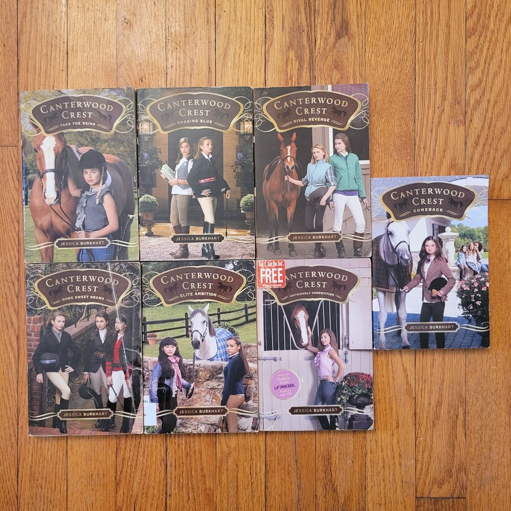 7 Canterwood Crest Book‎ Set Jessica Burkhart Paperback Series Horse Lover